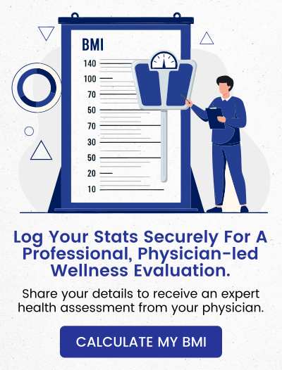 Log Your Stats Securely For a Professional, Physician-Led Wellness Evaluation. Log Your Stats Securely For a Professional, Physician-Led Wellness Evaluation.